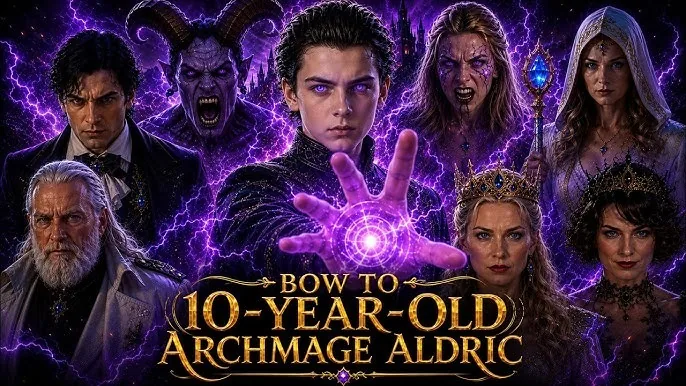 Inclínate ante Aldric, archimago de 10 años
