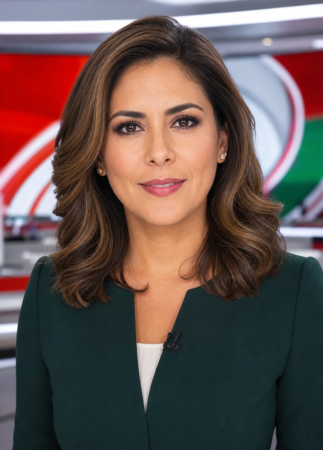 Presentadora de noticias de México
